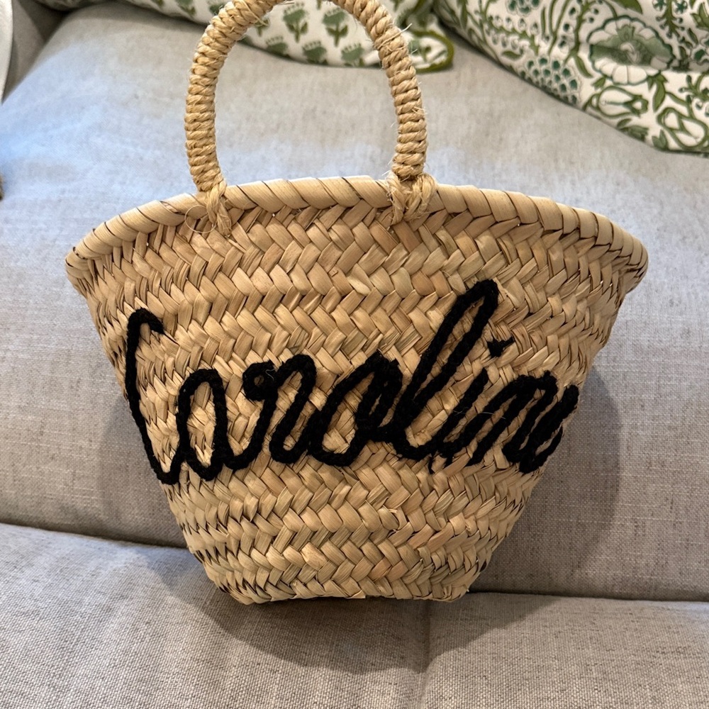 “Caroline” Woven Tote Bag